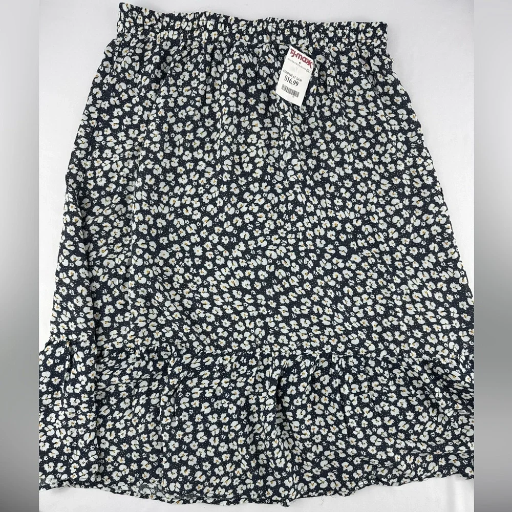 NWT Ann Carson Floral Boho Skirt